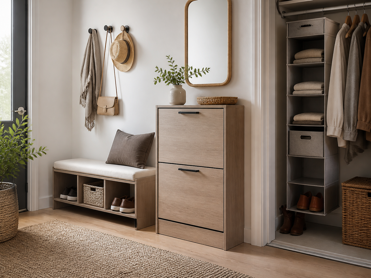 Closet and entryway organization collection