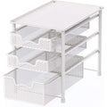 3-Tier Sliding Snack & Pantry Basket Cabinet — primary view.