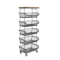 6-Tier Rolling Produce & Pantry Cart — primary view.