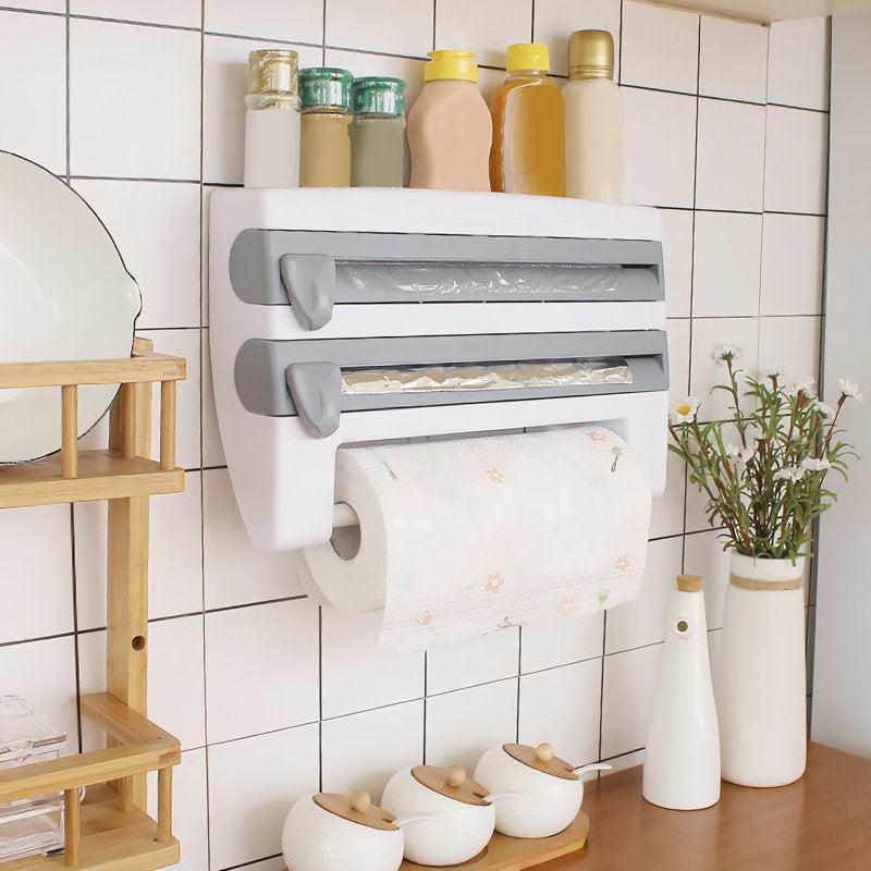 3-in-1 Wall-Mount Wrap & Towel Dispenser — secondary view.